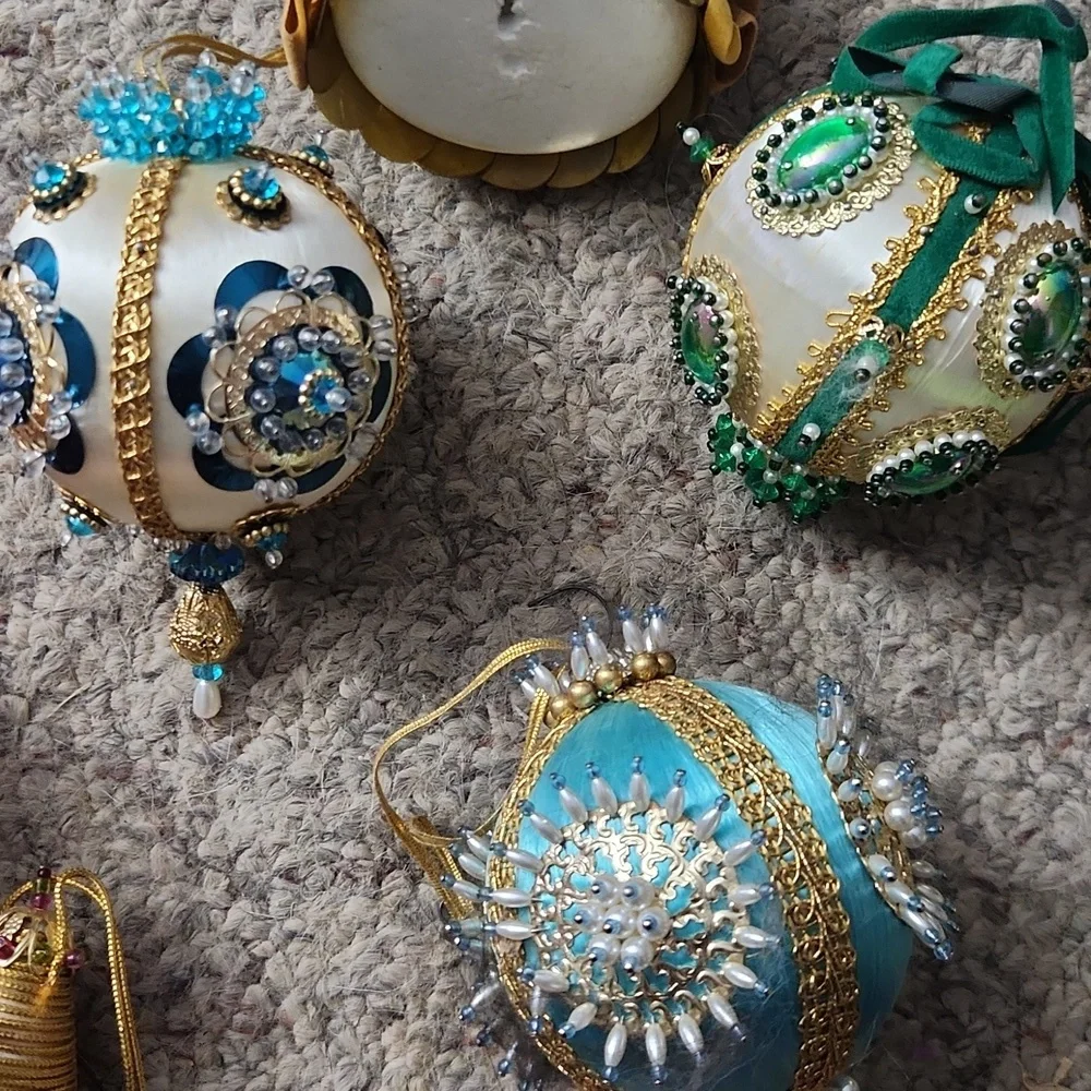 Handmade Colorful Beaded Ornaments - Picture 3 of 7